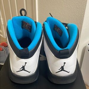 Jordan Black, Powder Blue and White Sneakers